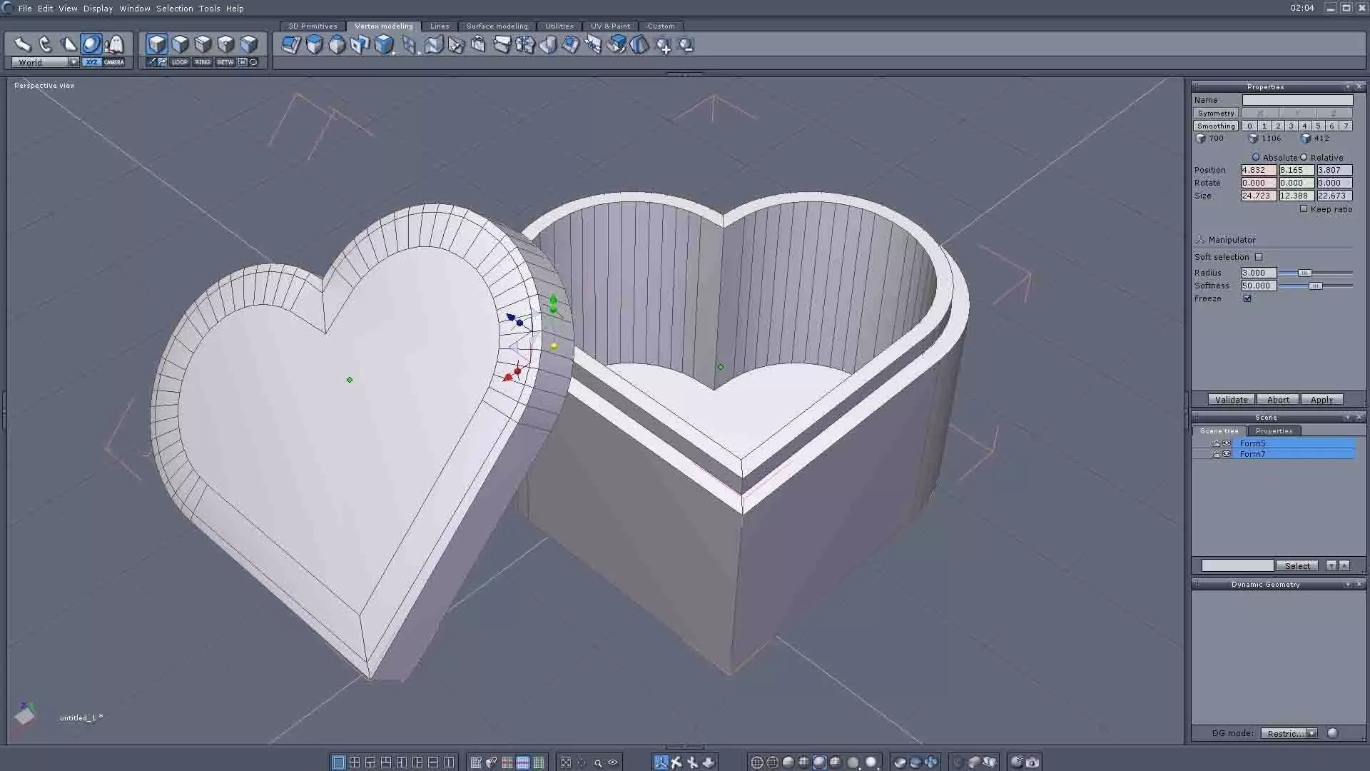 Heart-Shaped Gift Box Free 3D model_0