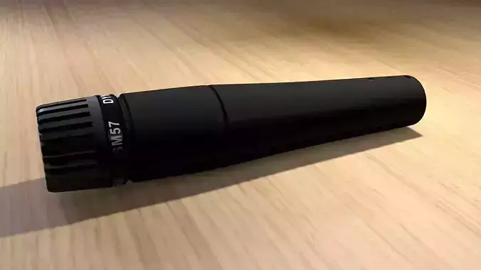 Shure SM57 Microphone 3D model