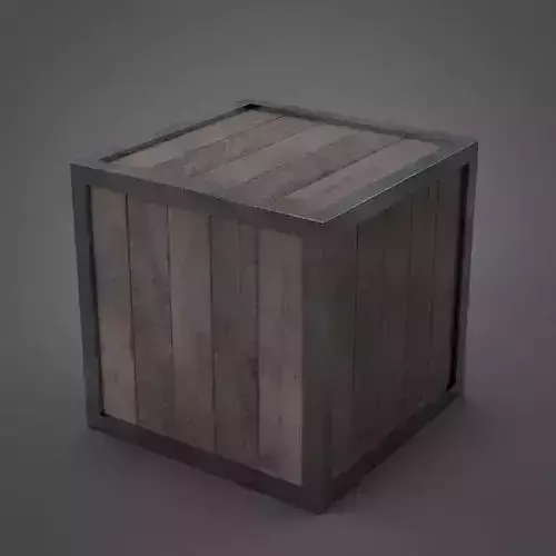 BOX of wood and metal
