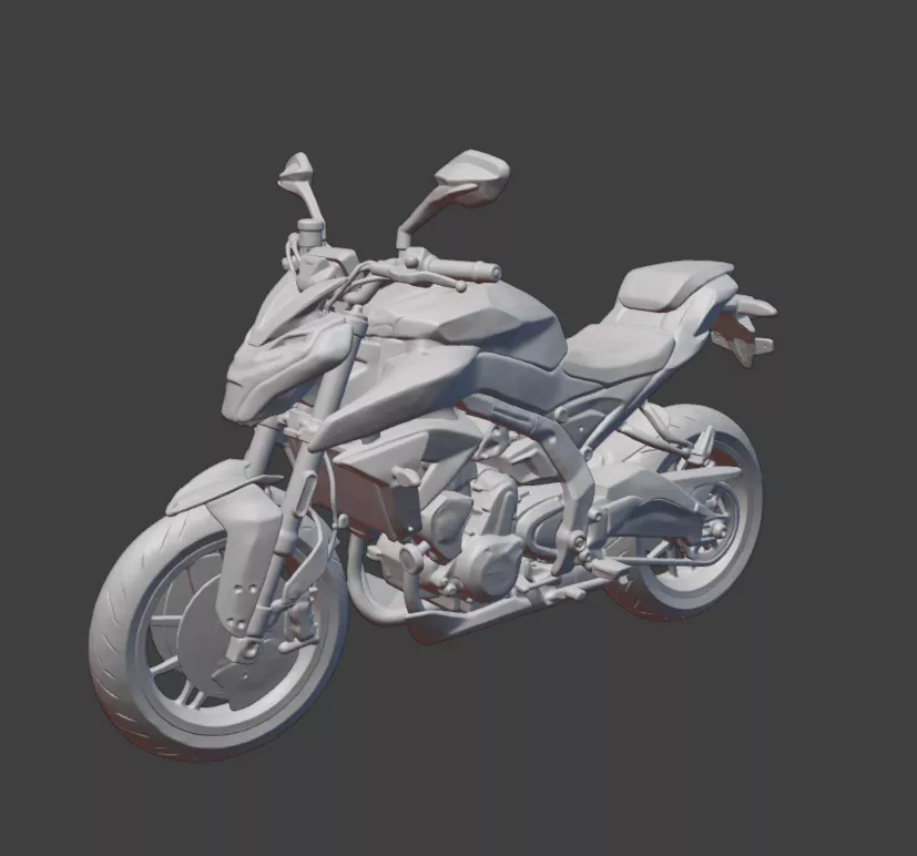 CFMOTO 675NK - 3D Printable STL Model - Street Motorcycle 3D print model