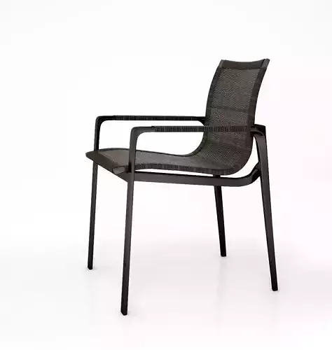 Holly Hunt Keel dining chair 3D model
