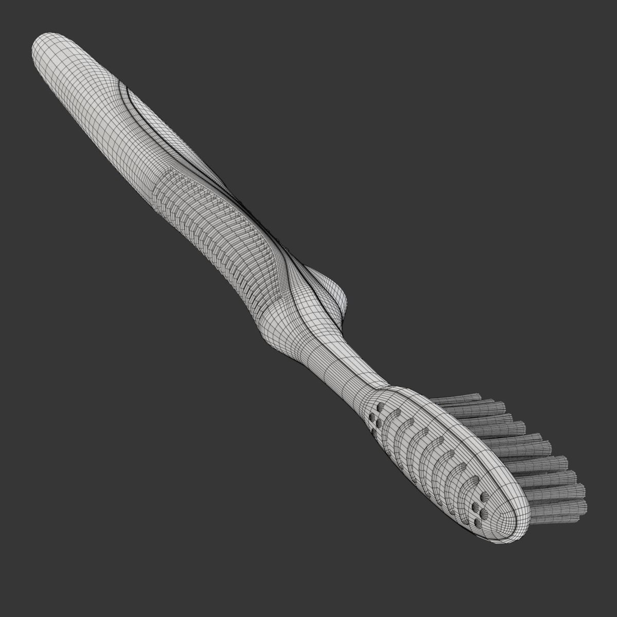 Toothbrush bristle electric 3D model_21