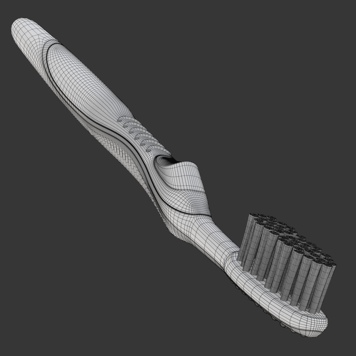 Toothbrush bristle electric 3D model_23