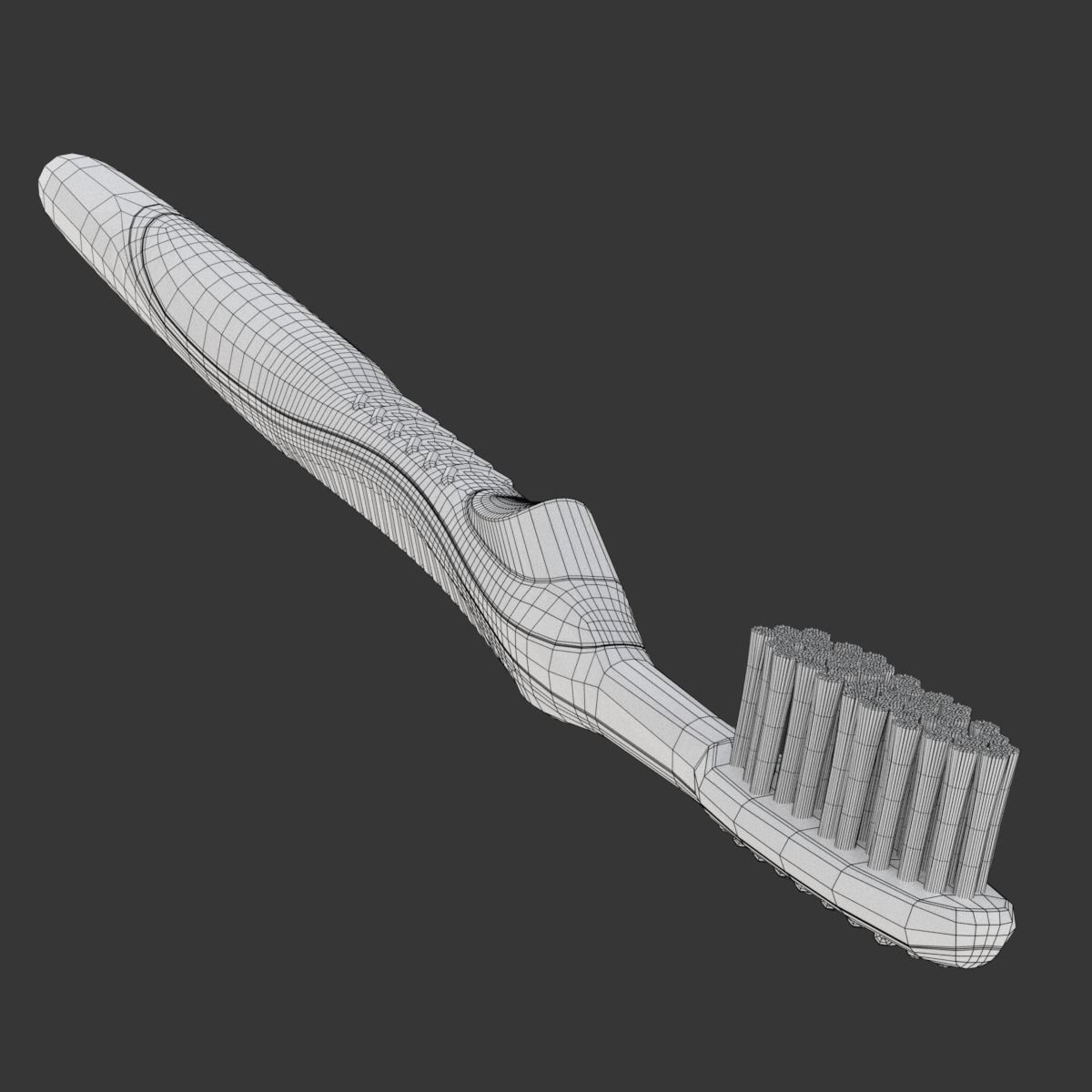 Toothbrush bristle electric 3D model_13