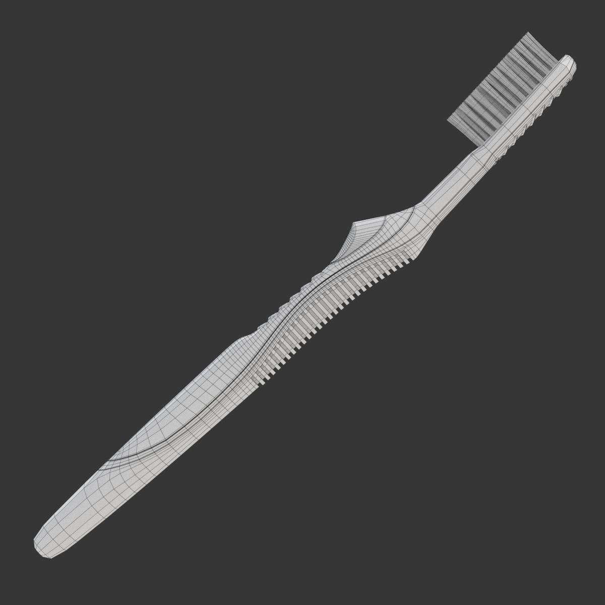 Toothbrush bristle electric 3D model_19