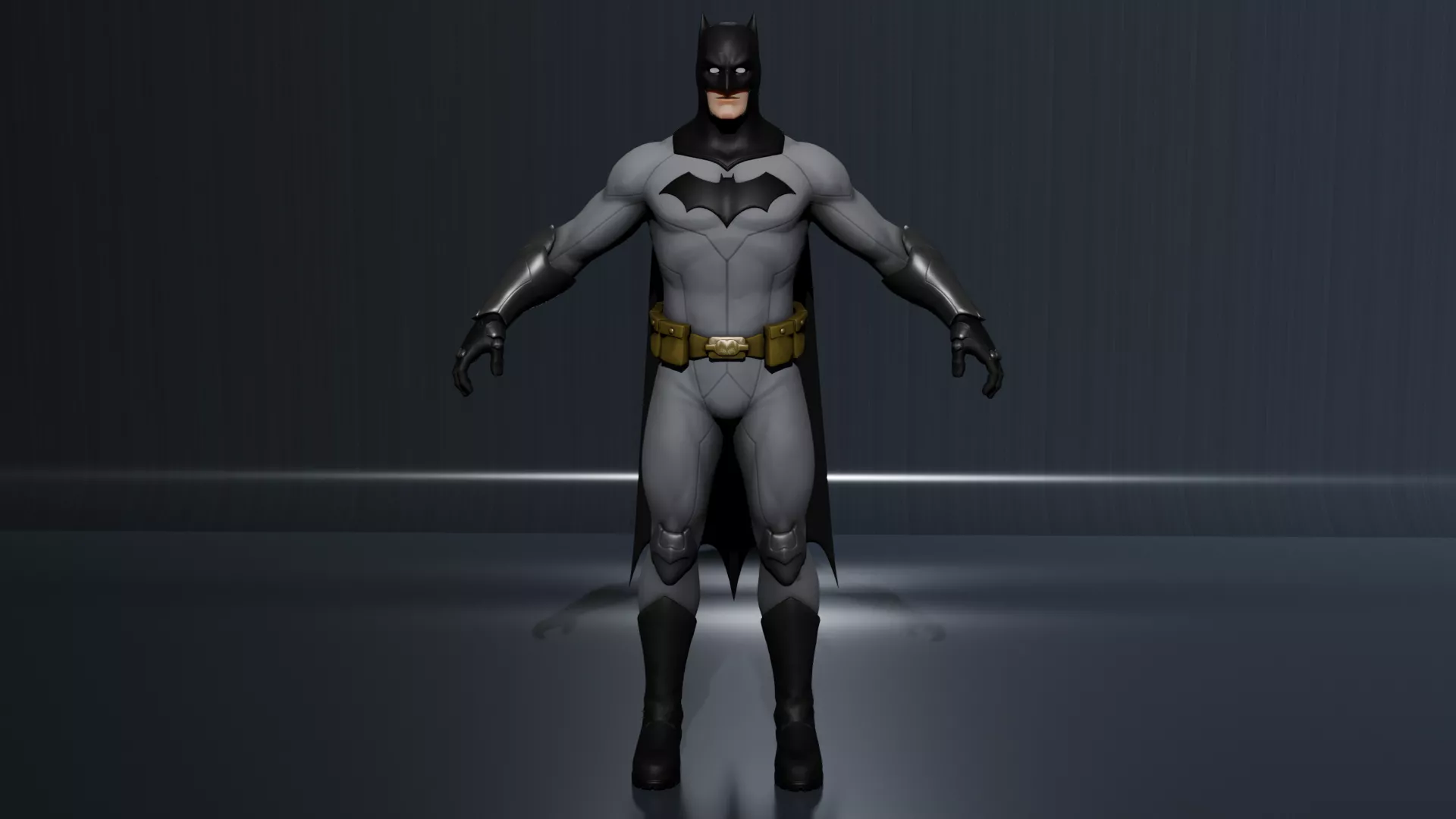 Batman Low-poly 3D model