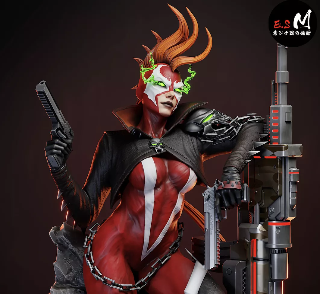 SheSpwan by E S Monster 3D print model