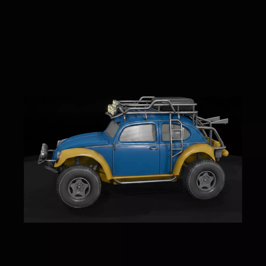 Baja Beetle Desert Racer 3D print model
