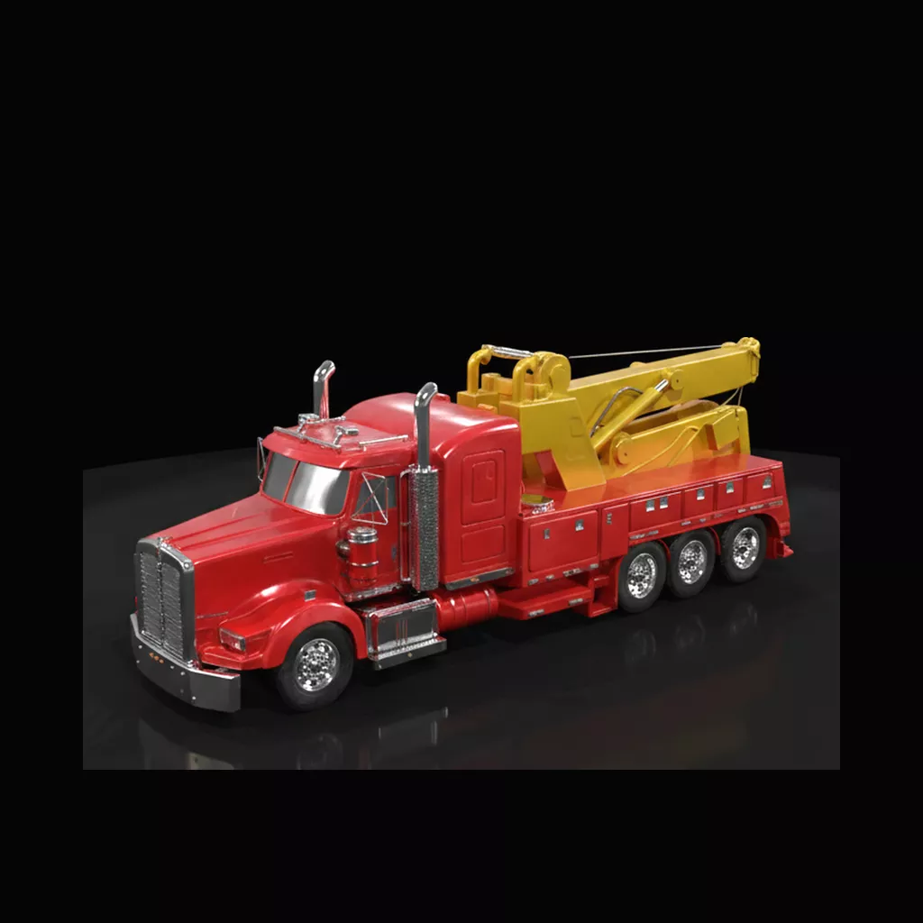 2005 Kenworth T800 Wrecker 3D print model
