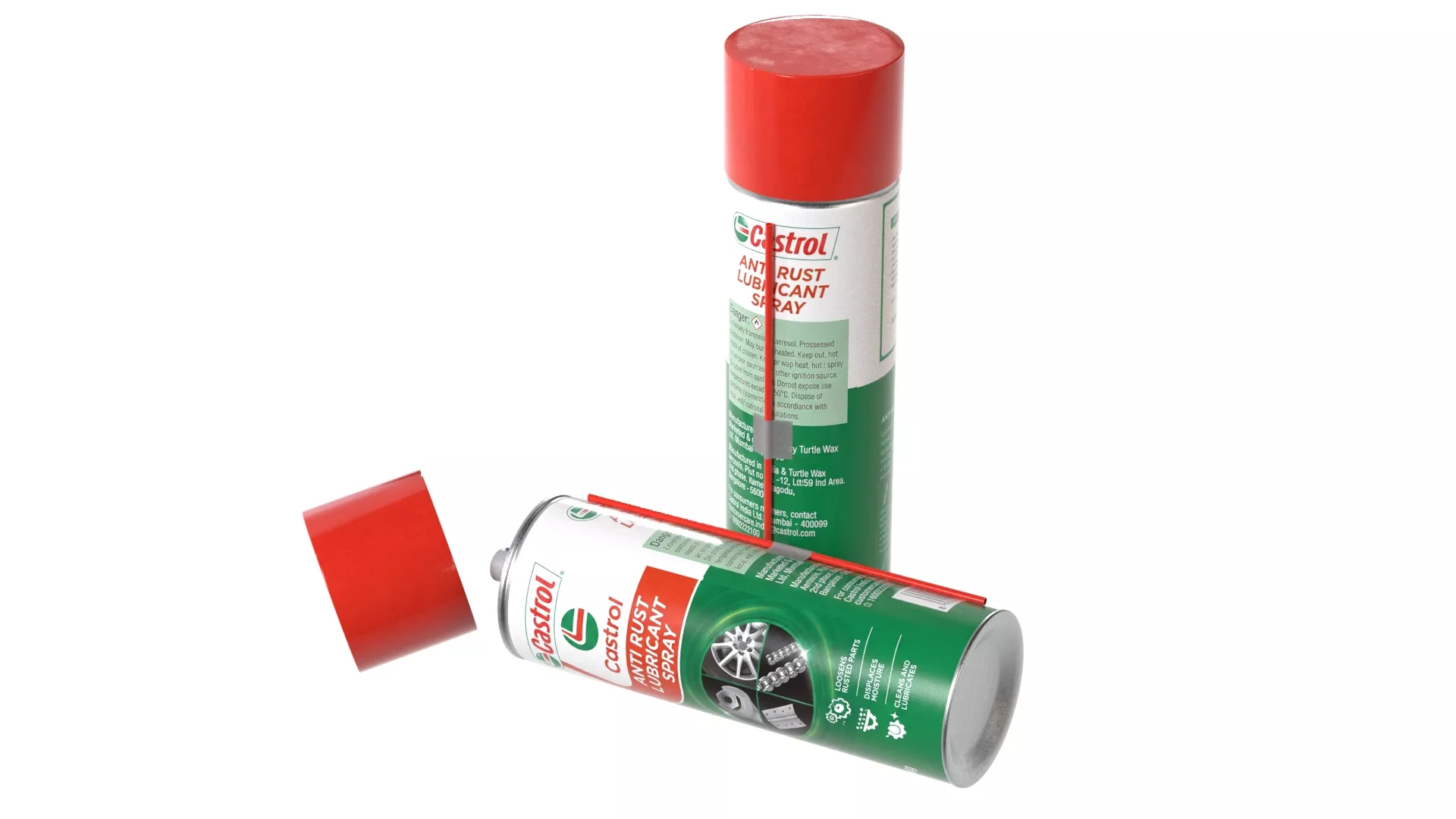 Oil Spray Bottle Low-poly 3D model