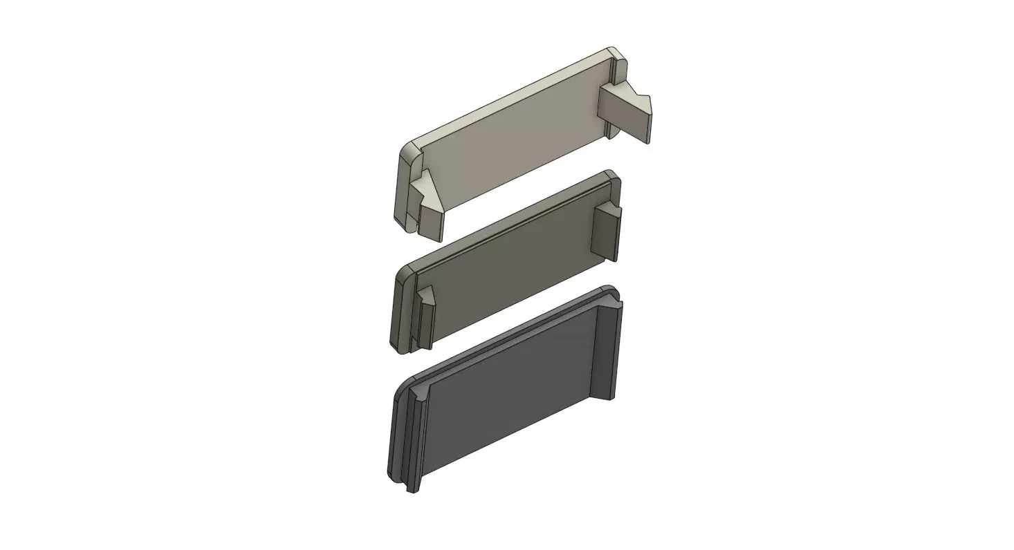 BMW E30E24E28 E36 950 E36 987 Switch Blank Switch Cover Set 3D print model