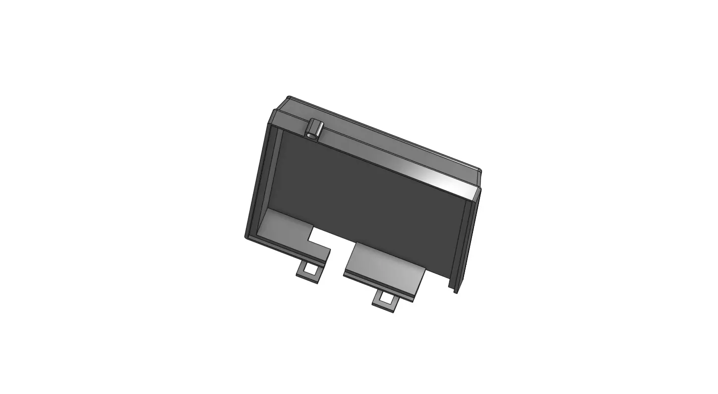 BMW E30 Fuse Box Cover v2 3D print model