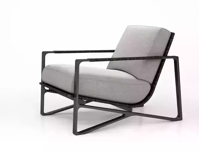 Holly Hunt Omura Lounge chair 3D model