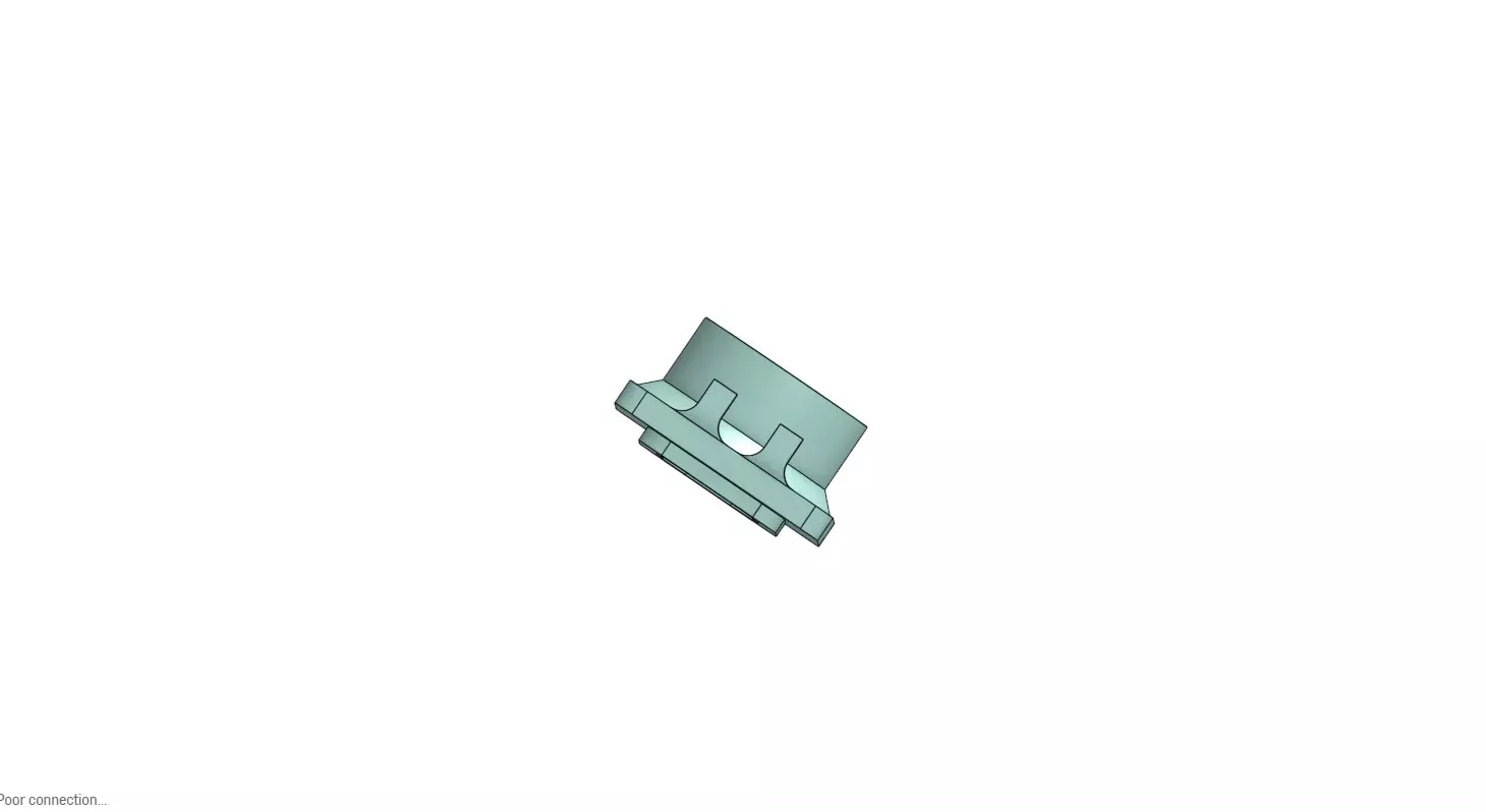 BMW E60 Mic Bracket 10mm 3D print model