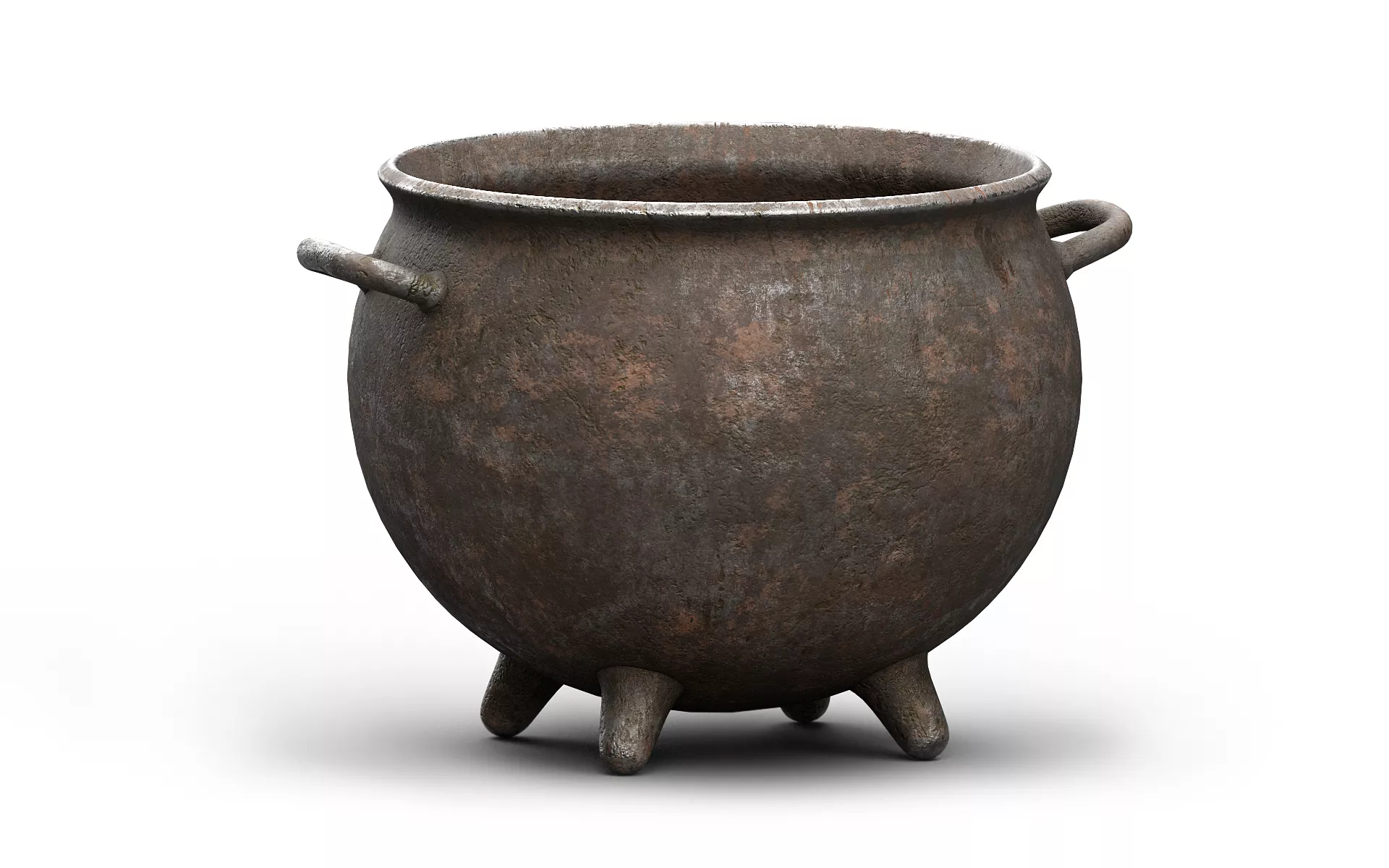 Old Cauldron Low-poly 3D model