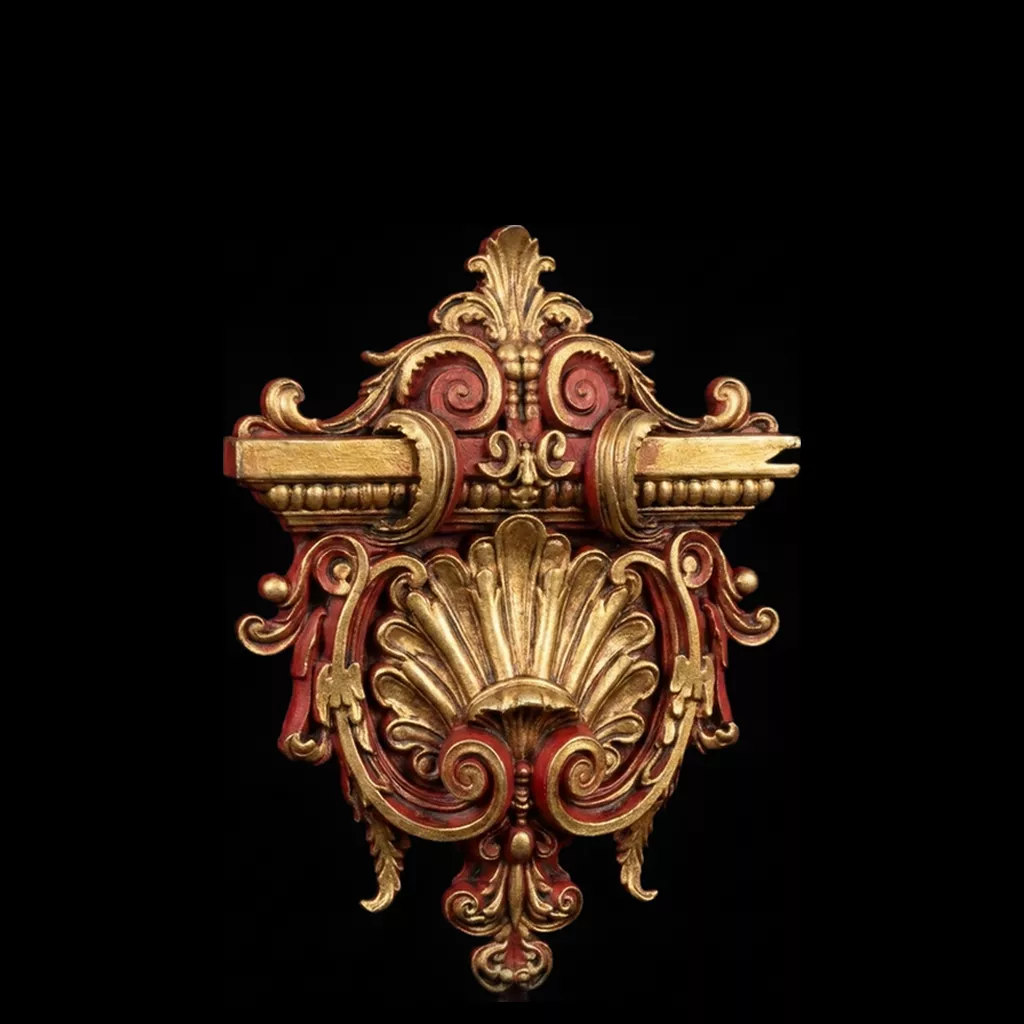 Neoclassical Baroque Wall Bracket Ornamental 3D print model