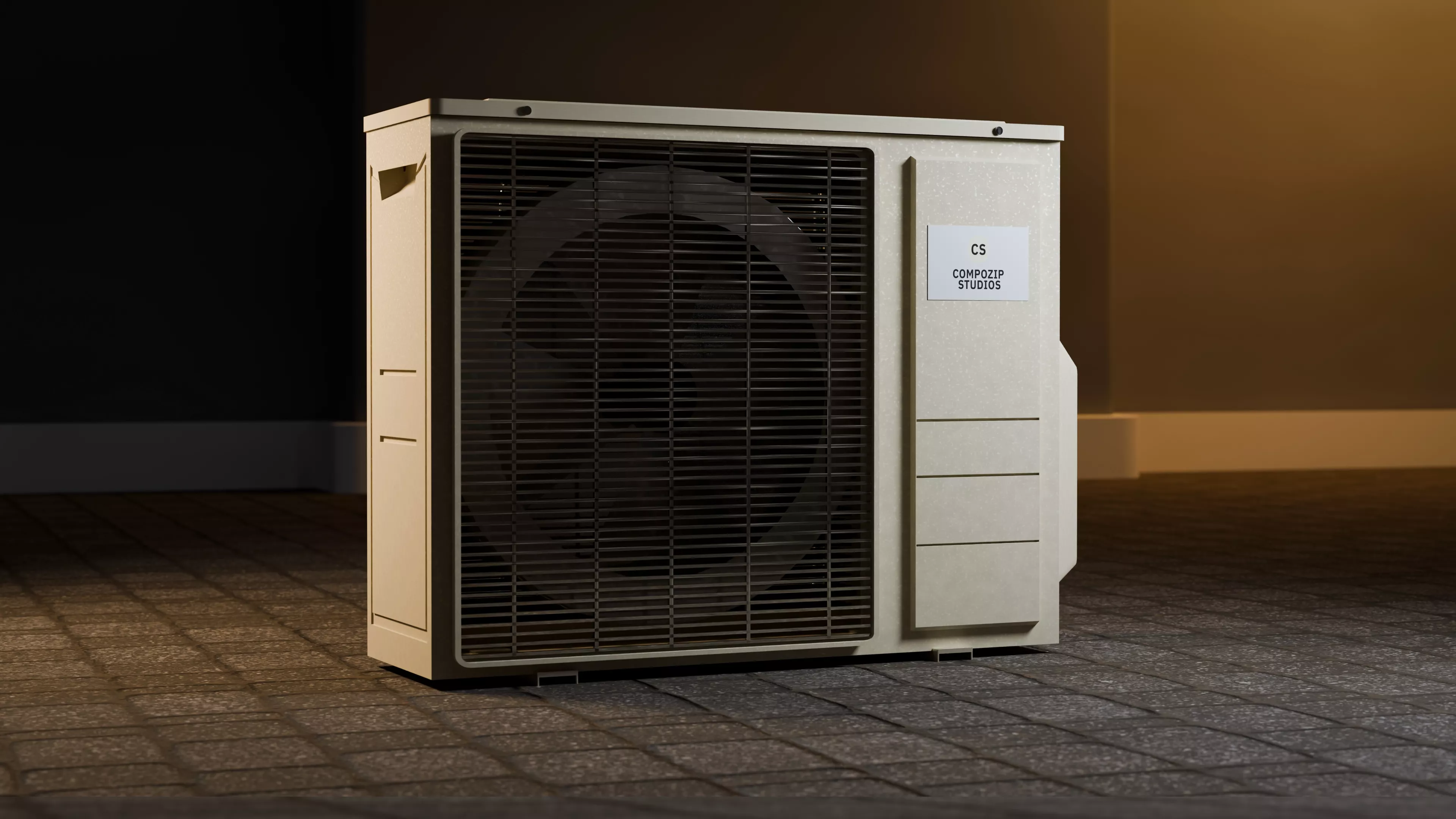 Air Conditioner Outdoor Unit 3D model
