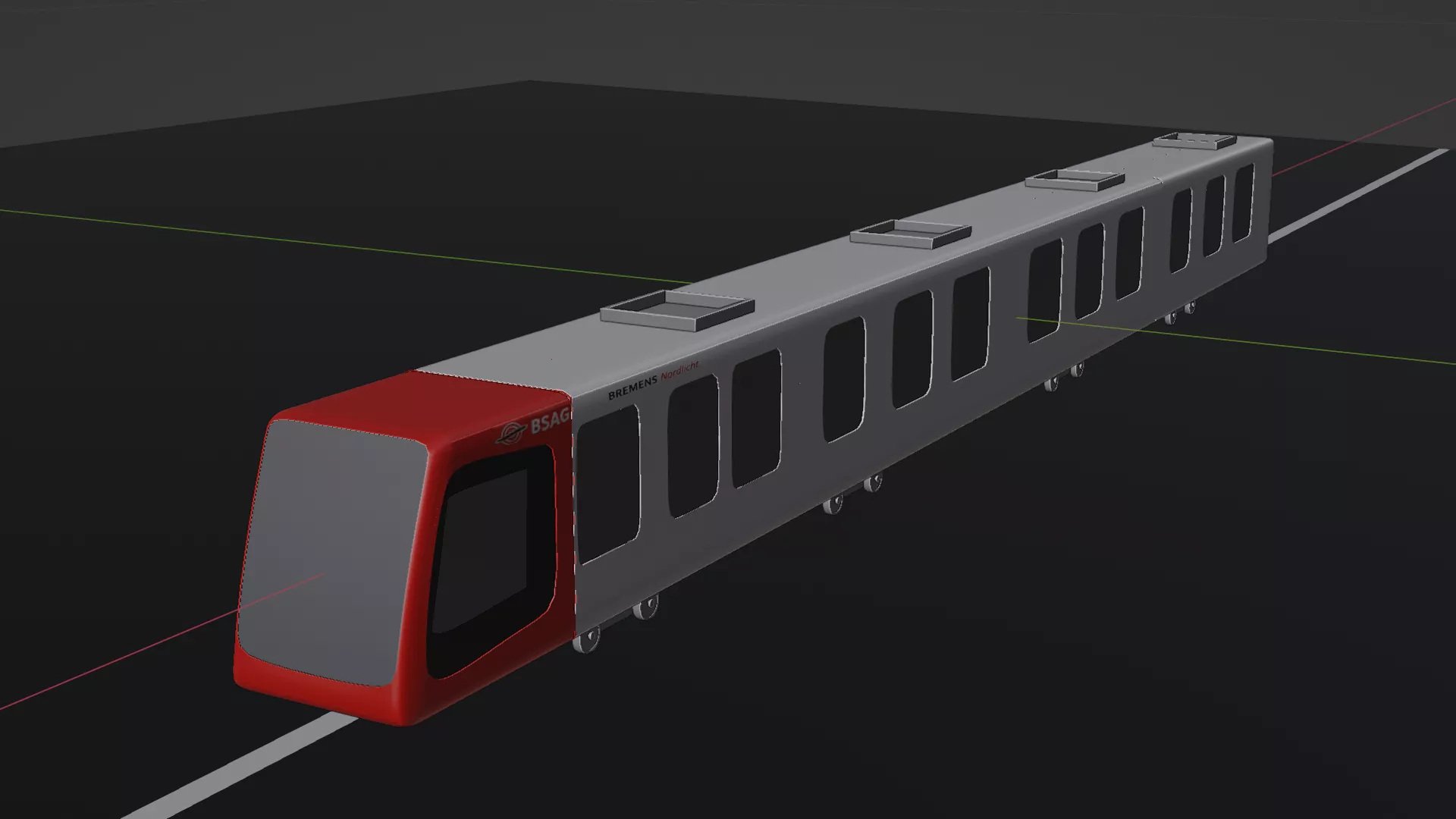 Nordlicht 3201 Train 3D Model 3D print model