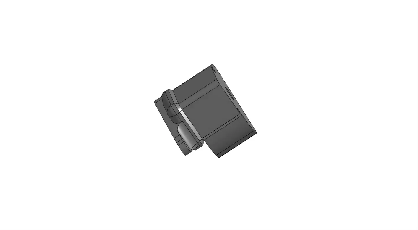BMW E39 Air Vent Gauge Pod 42mm 70mm Open Back 3D print model