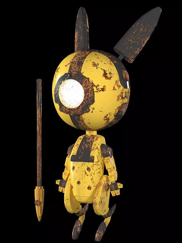 Little Bot Bunny 3D model