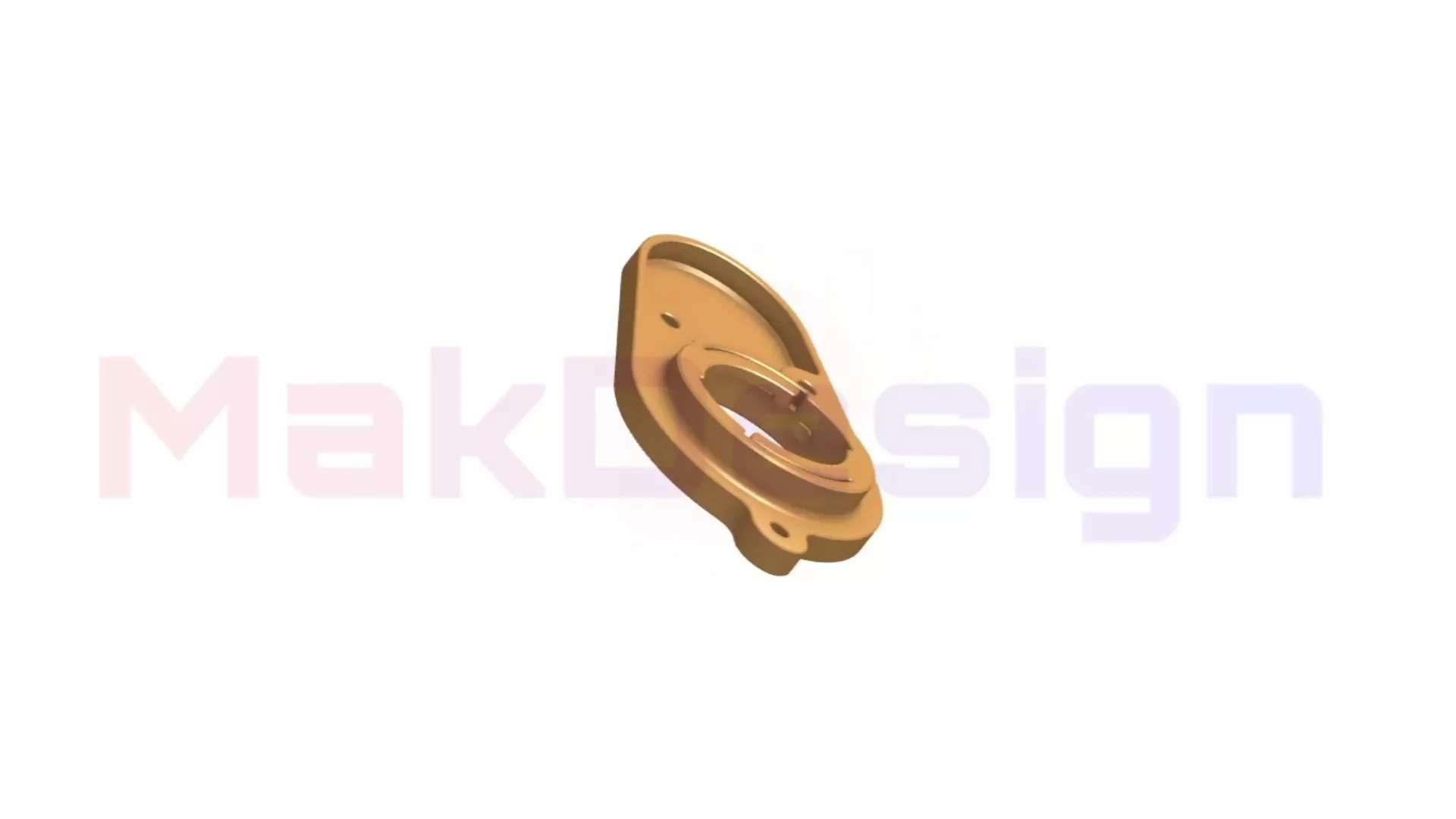 BMW E46 Front Tweeter Pod 3D print model