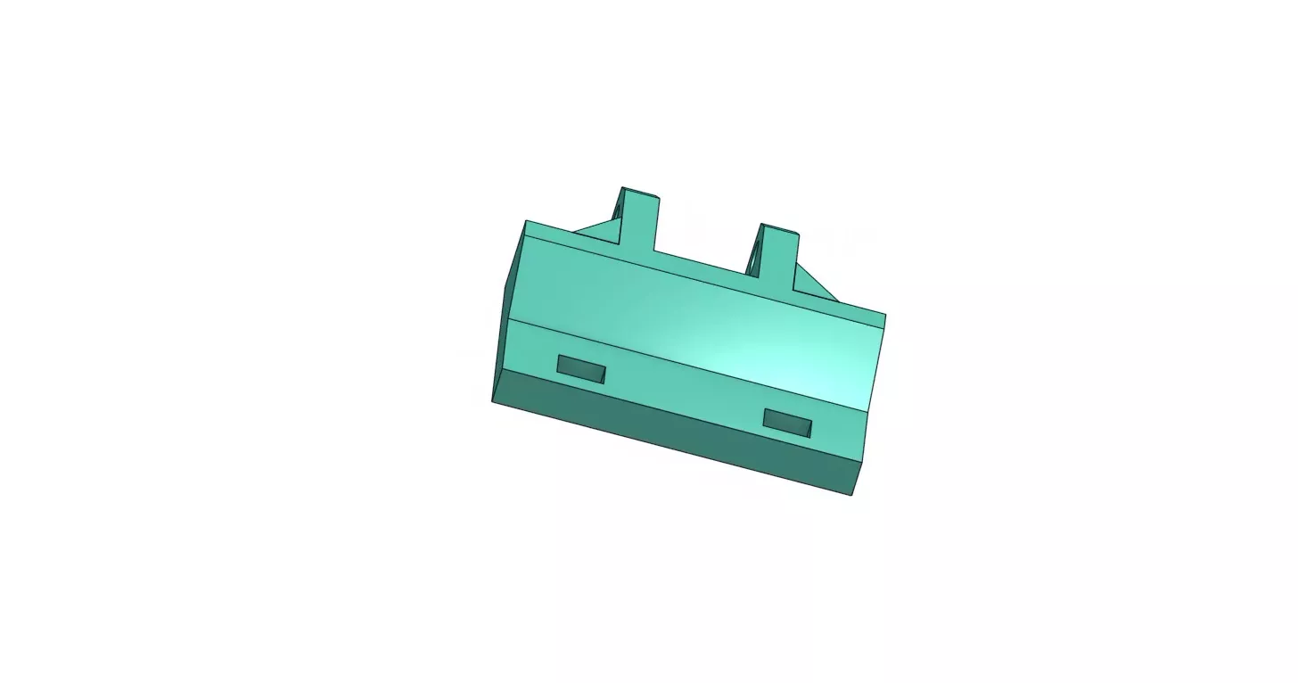 Hella Motorcycle Headlight Mount Bracket 3D print model