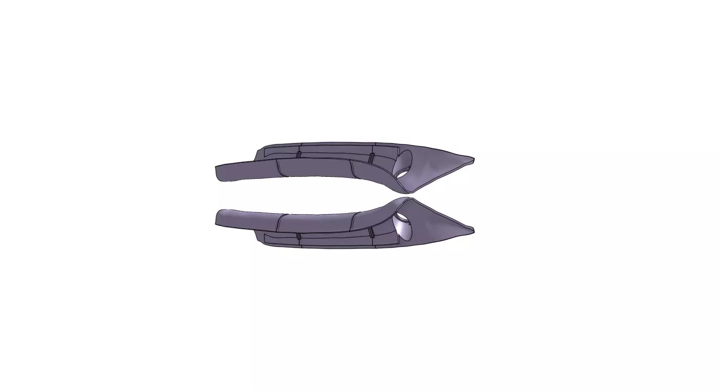 BMW E36 APillar Trim Right Left With Without Tweeter 3D print model