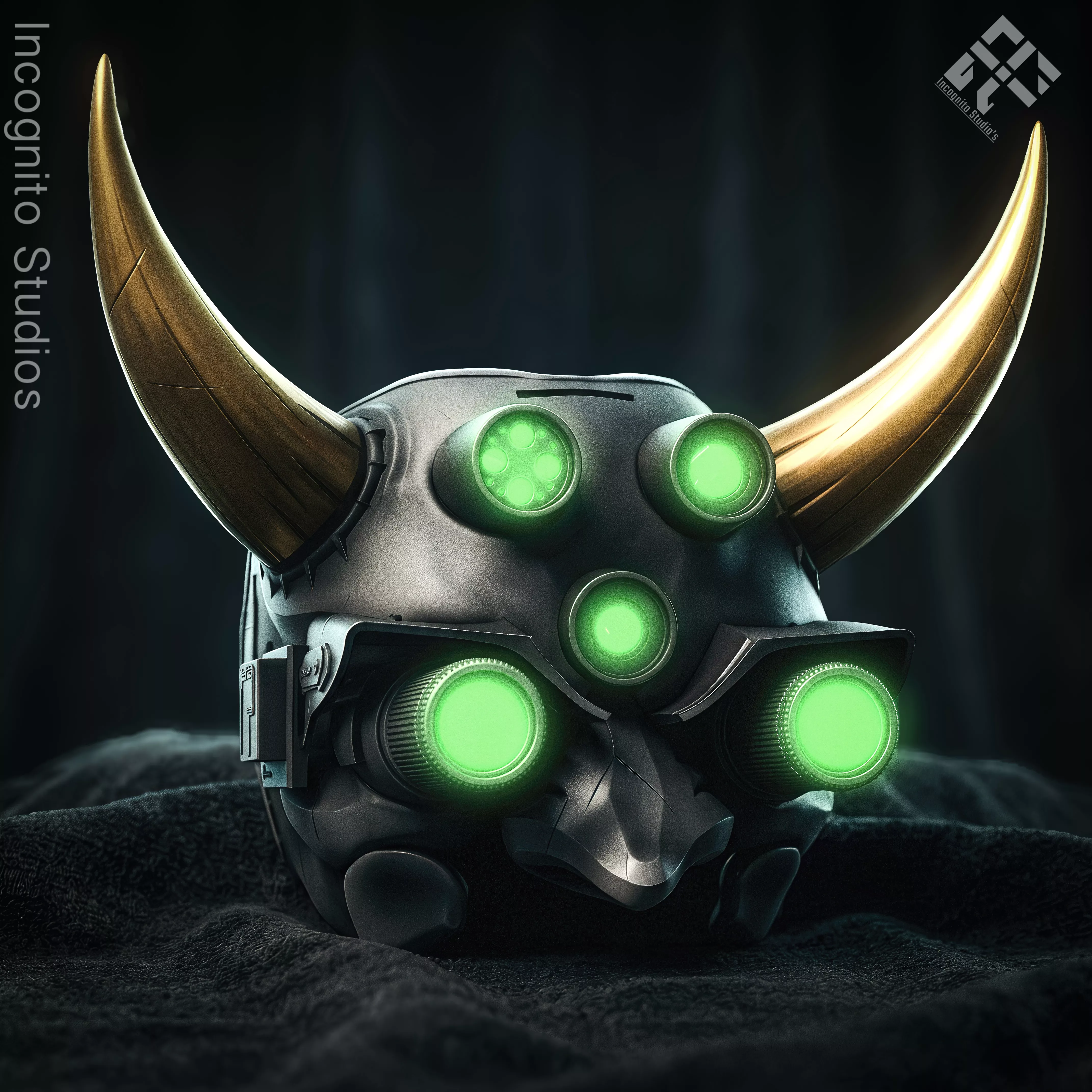 The Warden Cyberpunk ONI Mask Tactical NVG Tactical Cosplay 3D print model