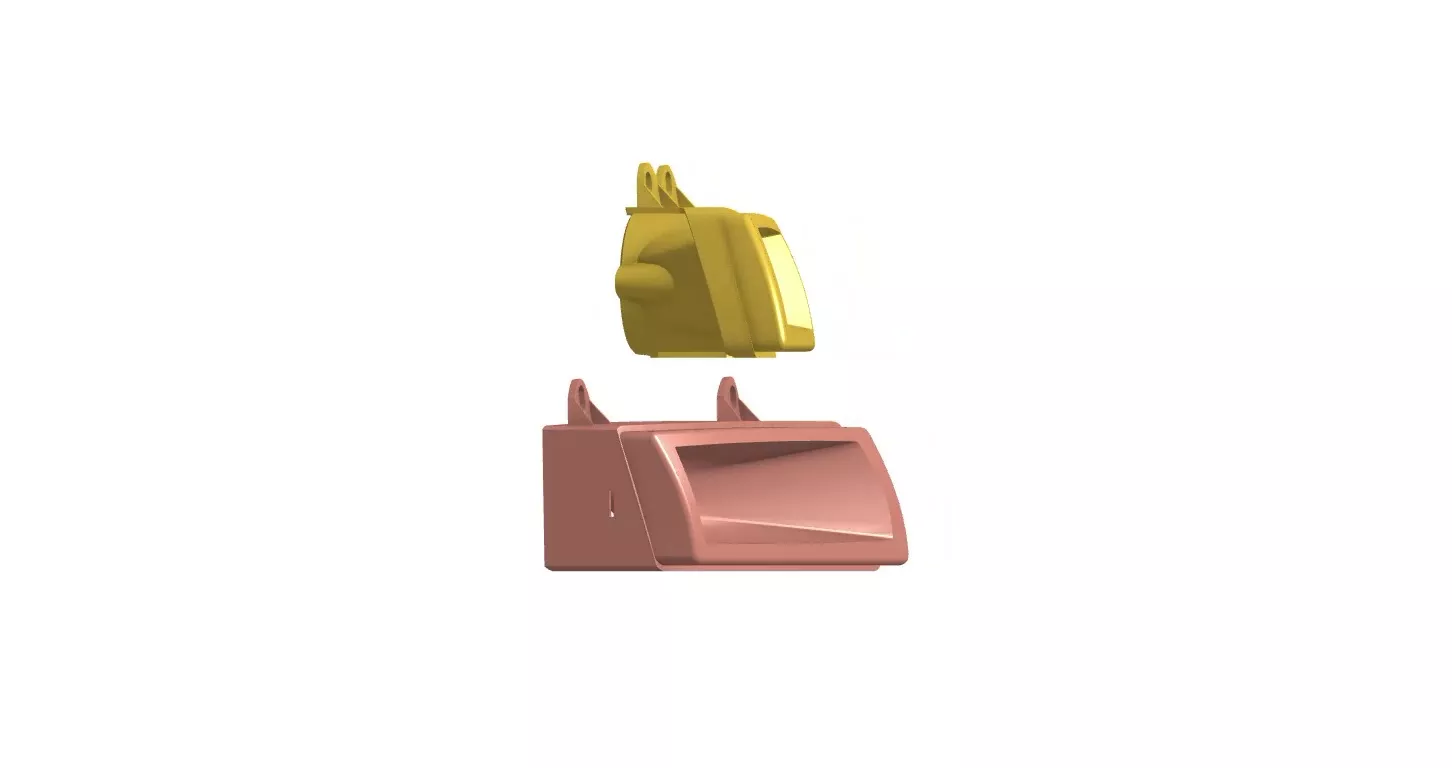 BMW E36 Right Left Air Duct 3D print model