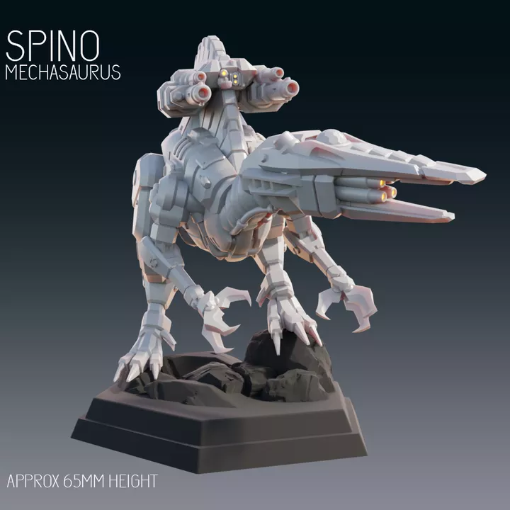 Mechasaur Spinosaur 3D print model
