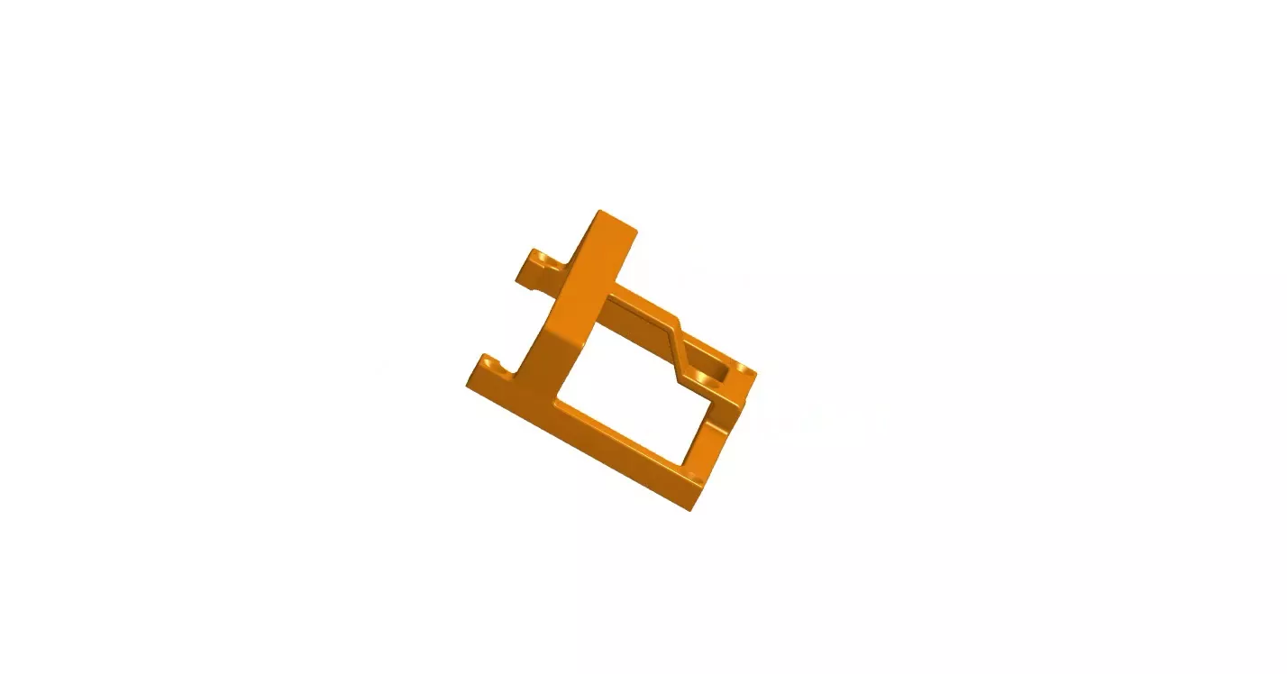 ECUMASTER Black Mount Bracket 3D print model