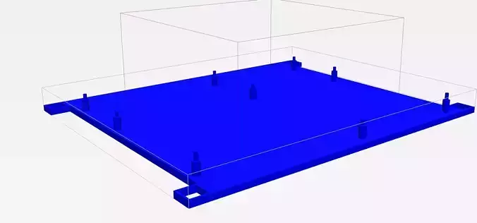 ATX testbench Motherboard Mounting Plate V1-NOT TESTED Free 3D print model