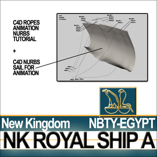 Ancient Egypt Pharaoh Royal Ship New Kingdom 3D model_26