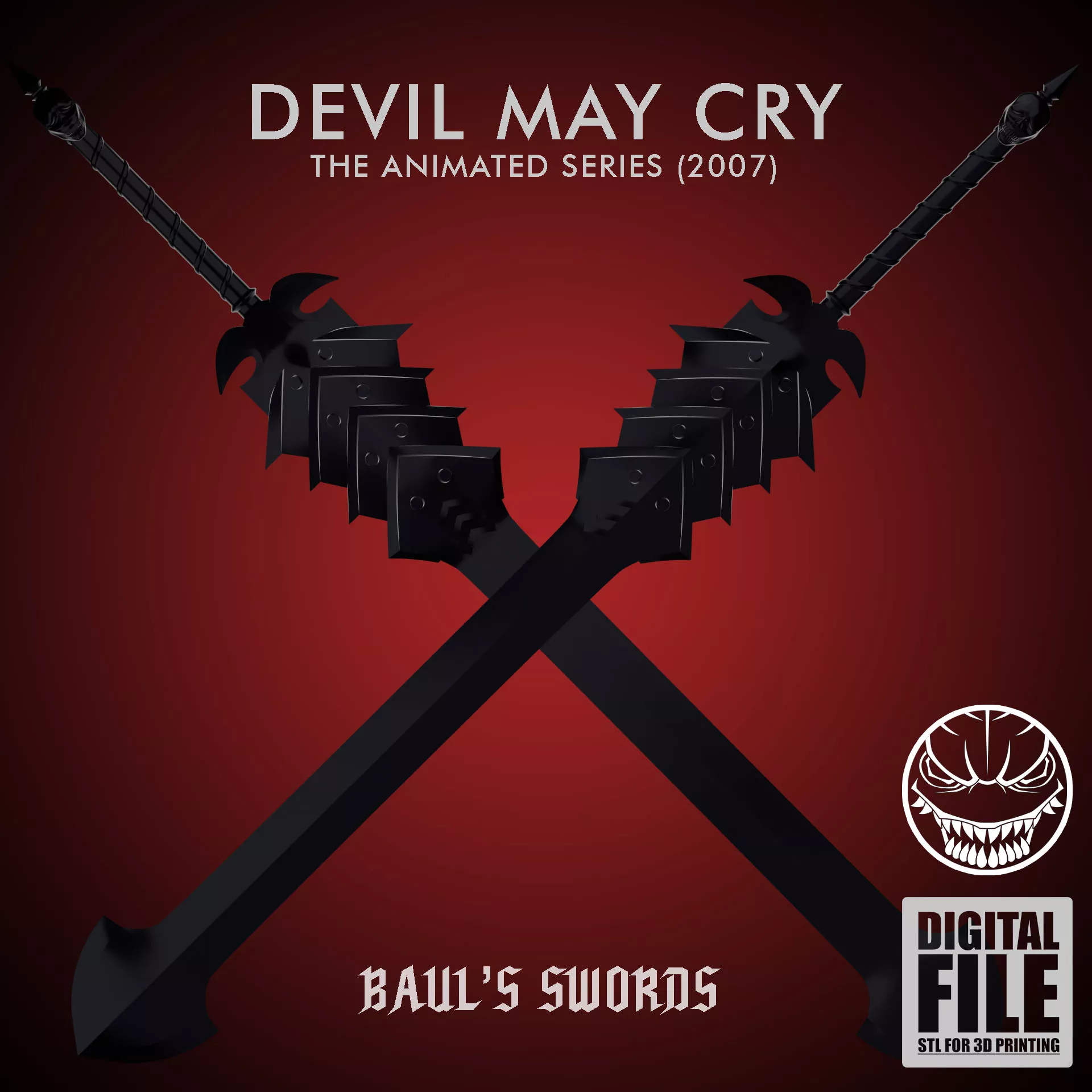 BAULS SWORDS - DMC ANIME 2007 3D print model