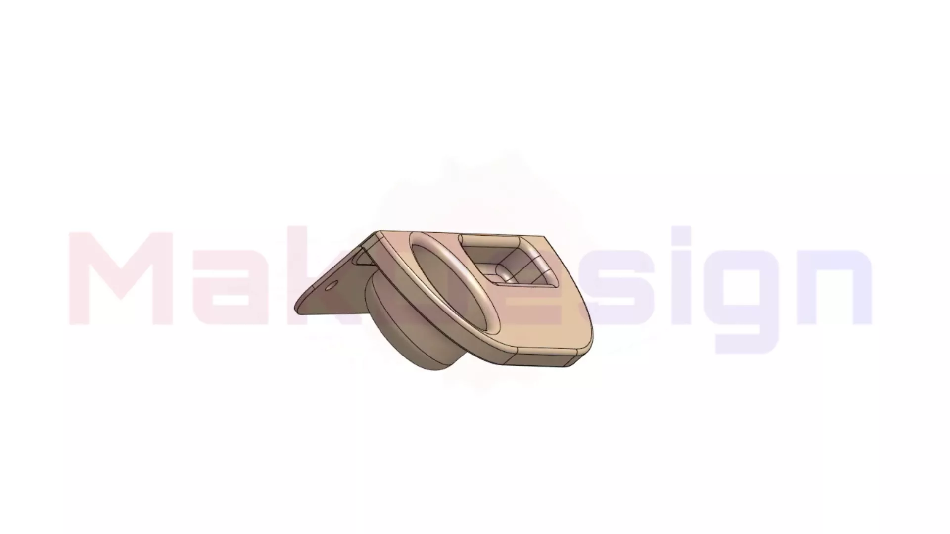 Opel Corsa Side Support Holder 3D print model