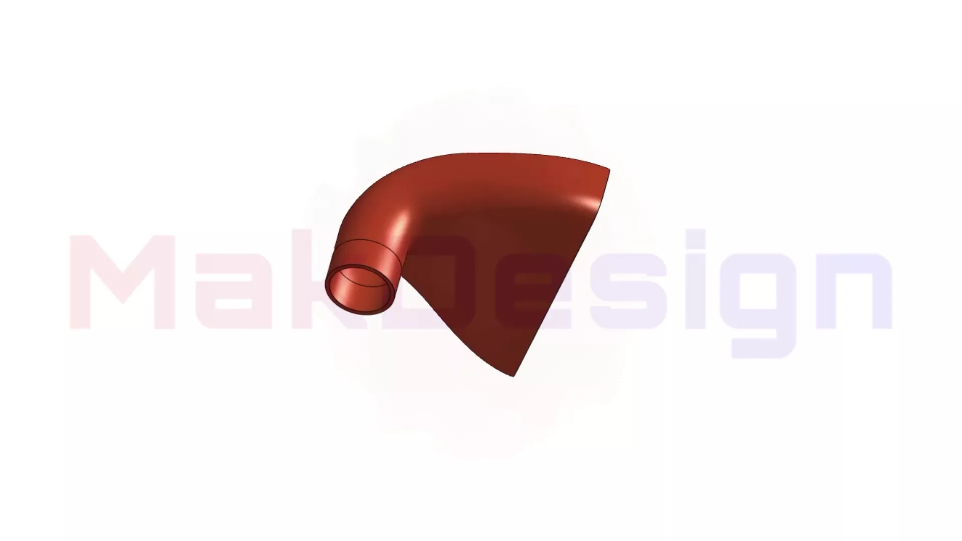 Opel Brake Cooling Duct parts 3D print model