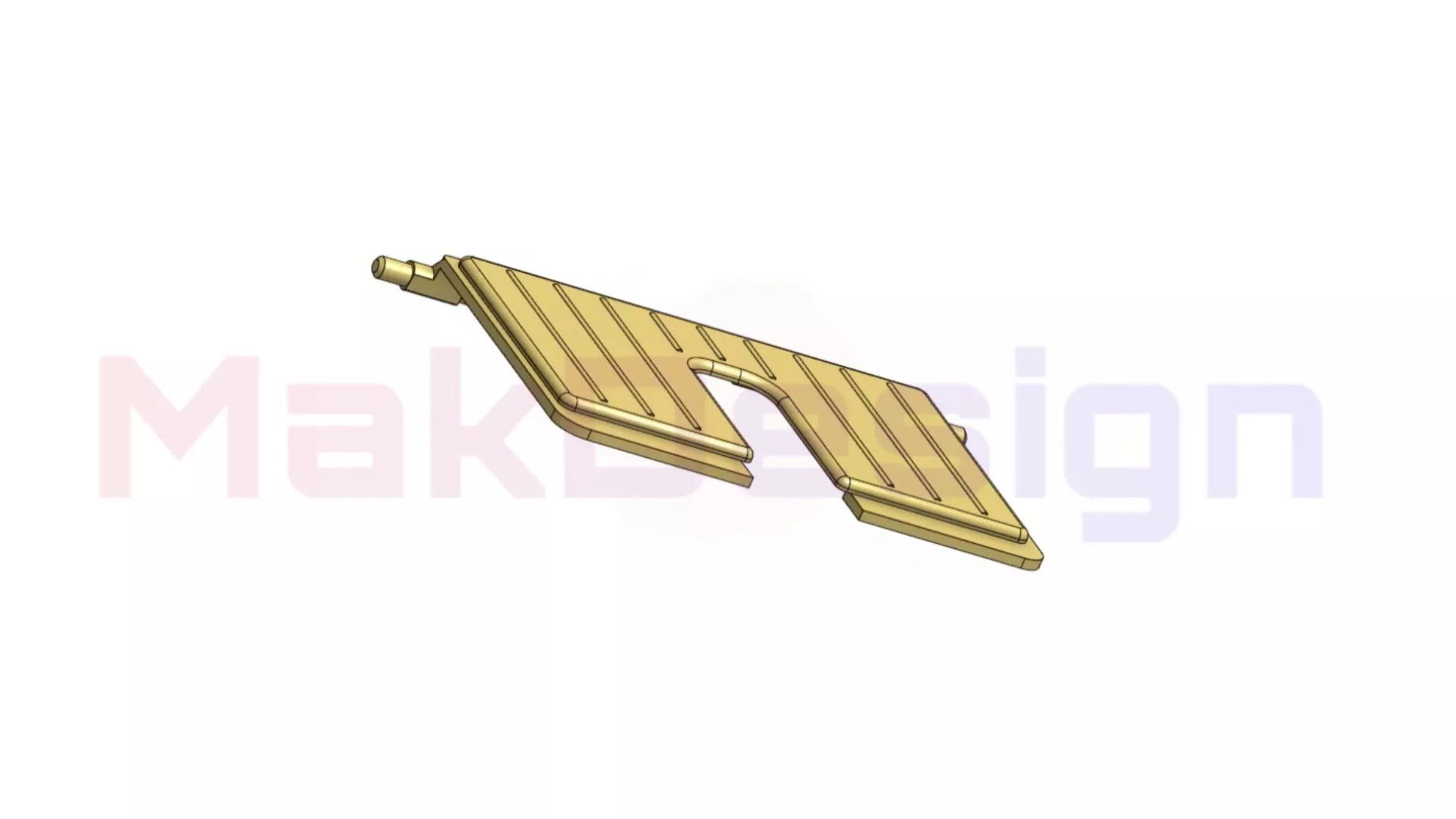 Opel Astra J HB Trunk Lock Cover 3D print model