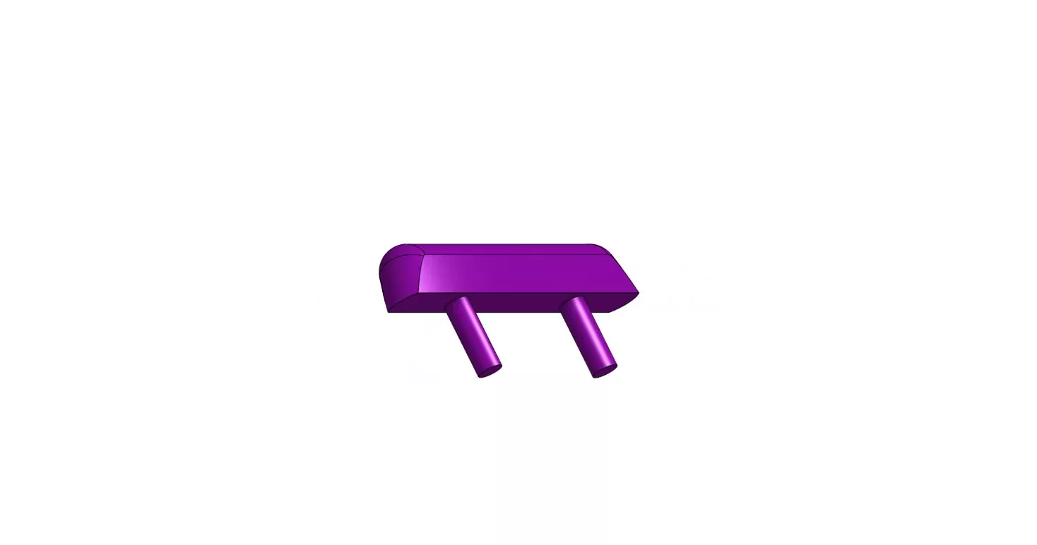 Opel GT Sliding Ashtray Handle 3D print model