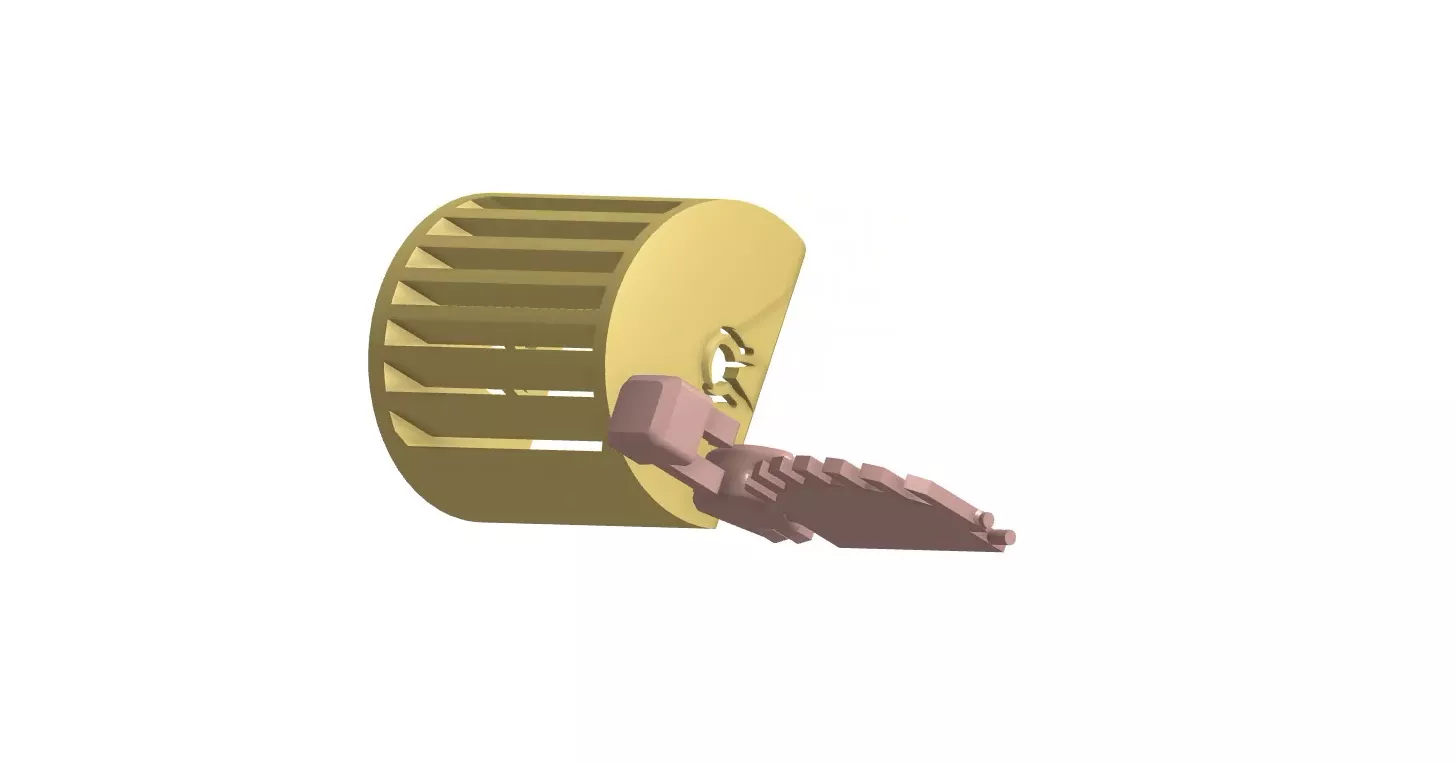 Opel Astra G Air Vent Grille 3D print model