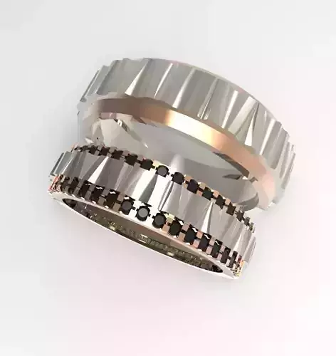  Irregular pattern rings