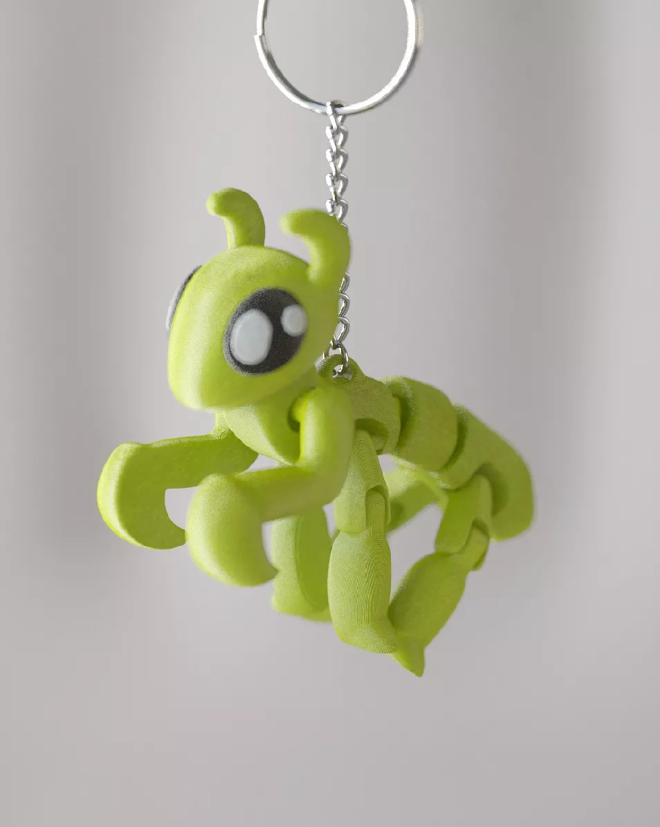 Praying Mantis Articulated Fidget Toy 3 Models 3D print model 3D print model