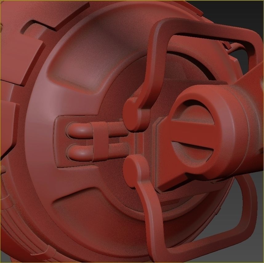  Futuristic Cargo Drone realistic 3d model vray 3D model_11