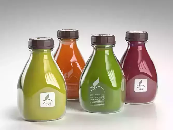 Living Green Juices 3D model