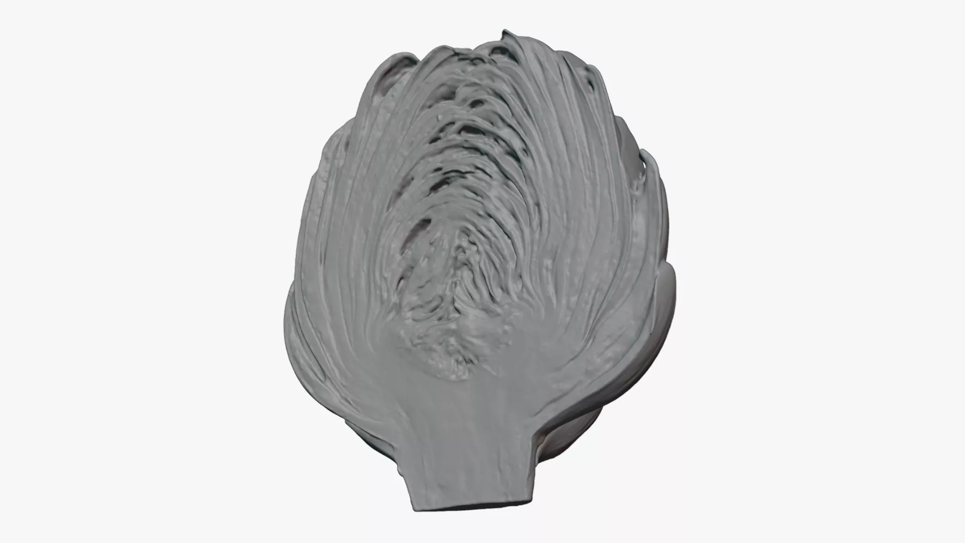 Artichoke Half - For 3D Print 3D print model
