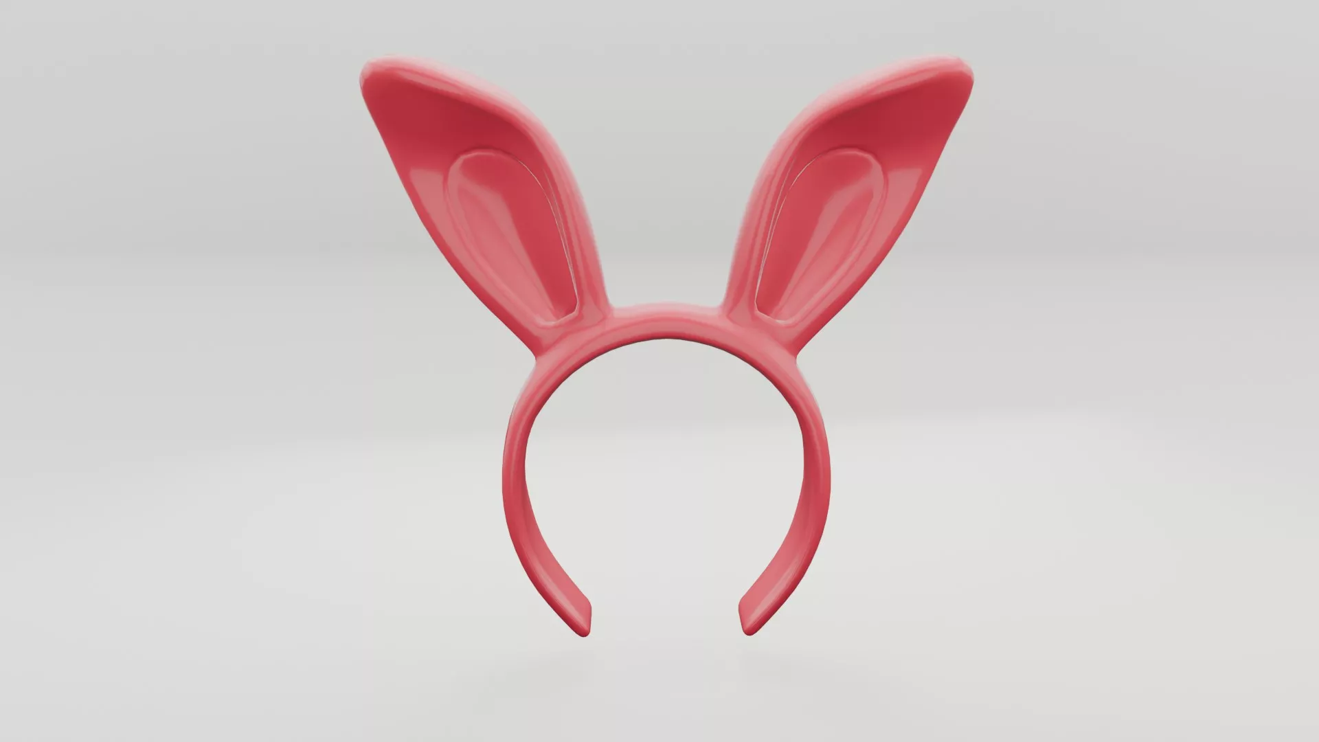 Bunny Headband Low-poly 3D model