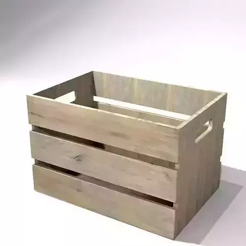 vegetable crate Low-poly 3D model