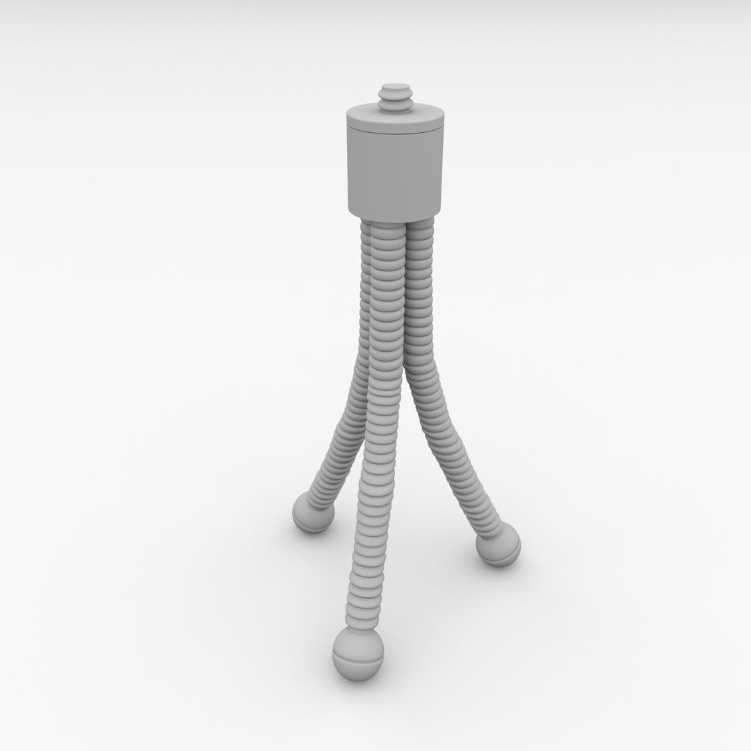 Mini Tripod 3D model_3