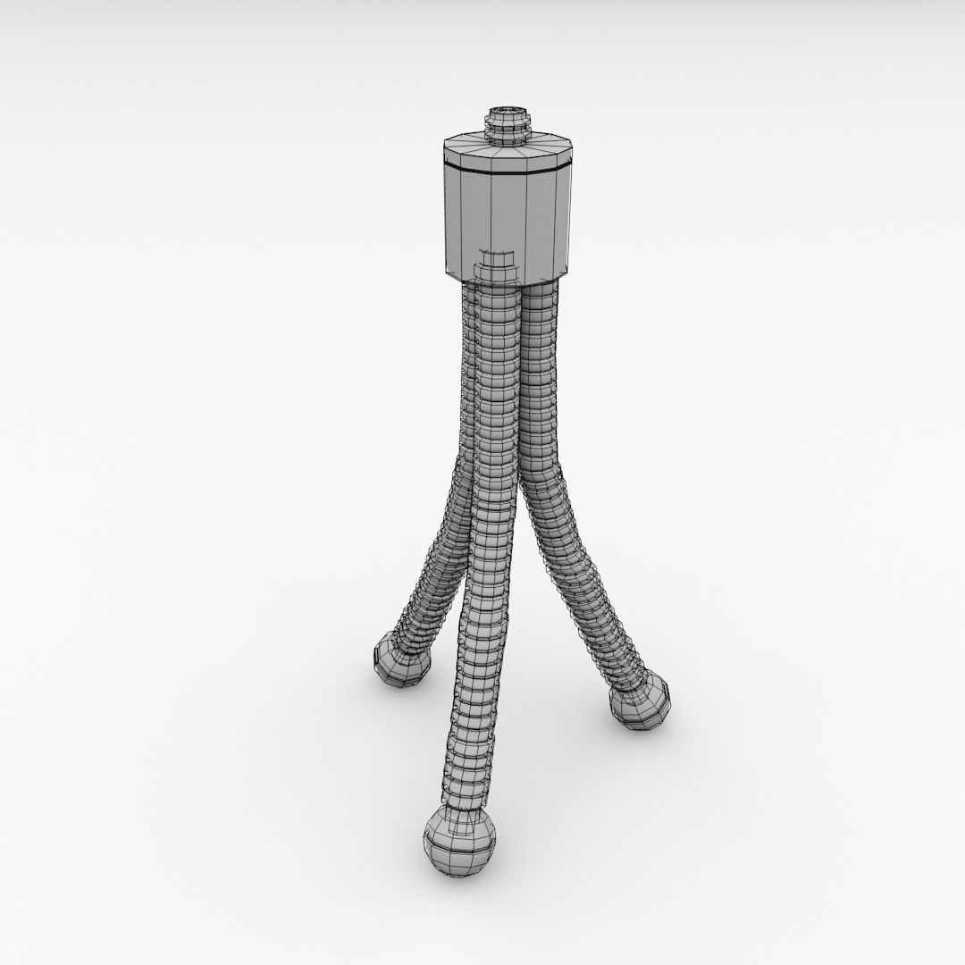 Mini Tripod 3D model_4