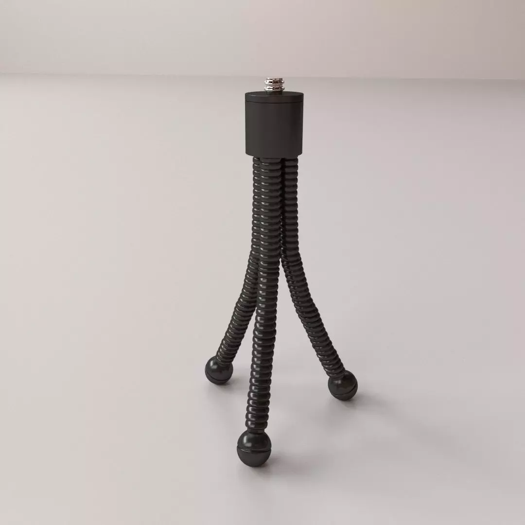 Mini Tripod 3D model_0