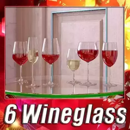 6 Wine glass Collection